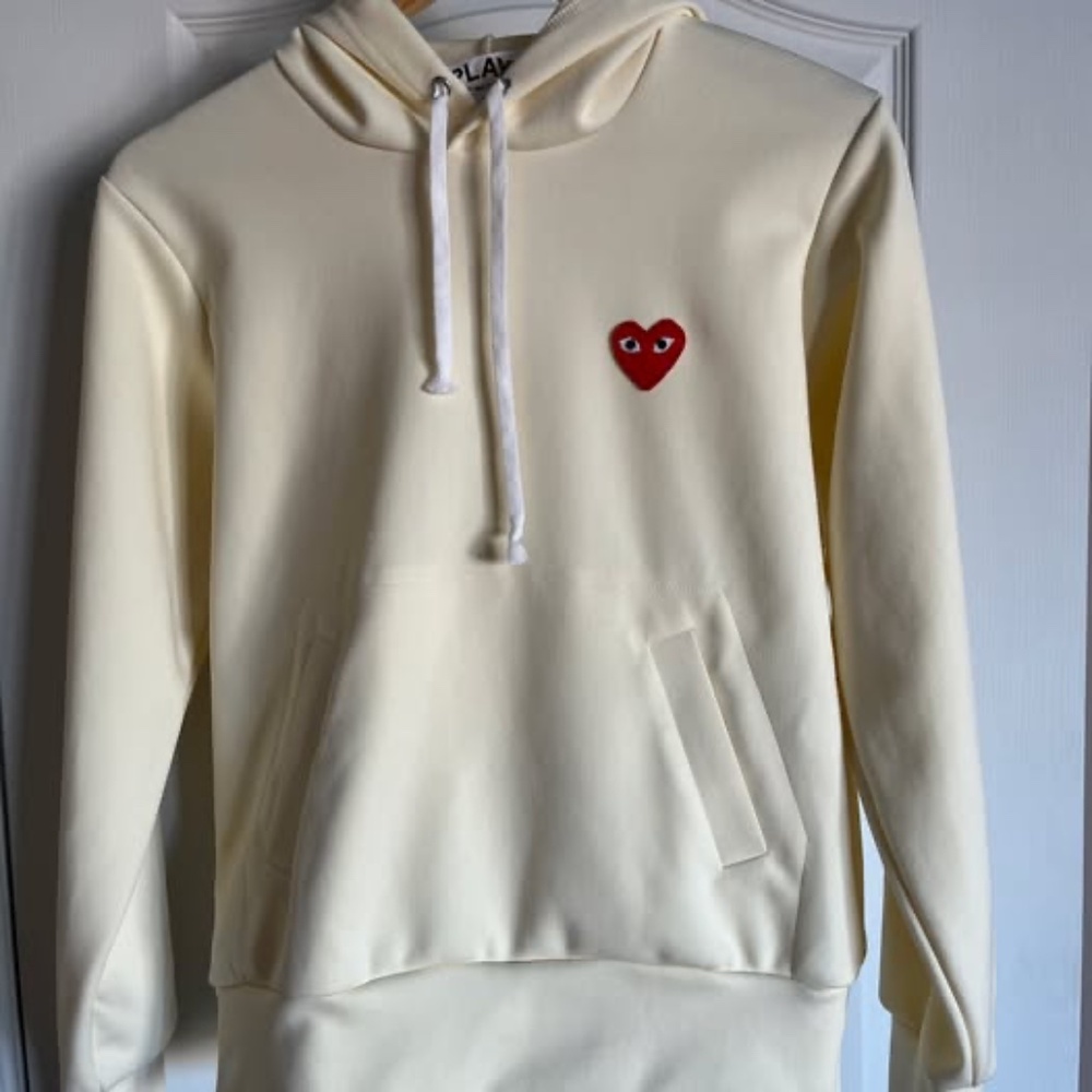 Comme des Garçons beige sweater